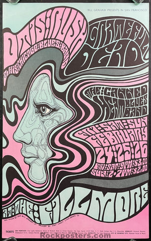 AUCTION - BG-51 - Grateful Dead - Wes Wilson - 1967 Poster - Fillmore - Excellent