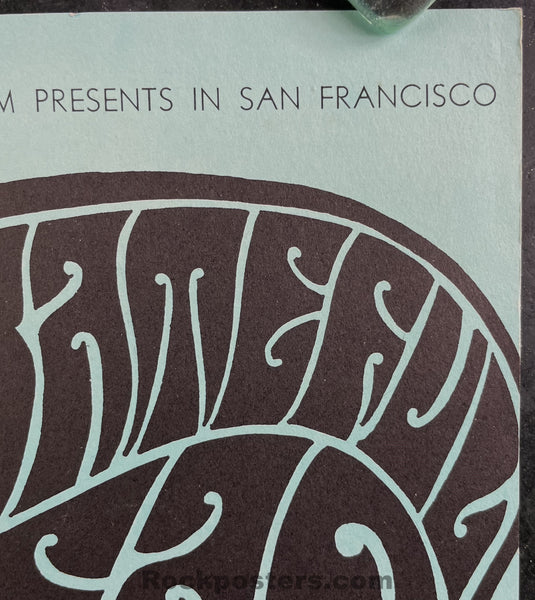 AUCTION - BG-51 - Grateful Dead - Wes Wilson - 1967 Poster - Fillmore - Excellent