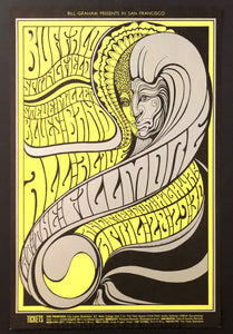 AUCTION - BG-61 - Buffalo Springfield - 1967 Poster - Fillmore Auditorium - Mint