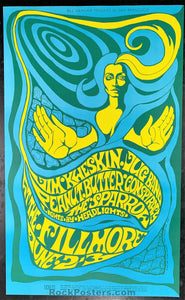 AUCTION - BG-66 - Jim Kweskin - 1967 Poster - Fillmore Auditorium - Near Mint