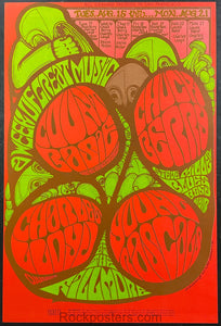BG-78 - Count Basie Chuck Berry - 1967 Poster - Fillmore Auditorium - Near Mint