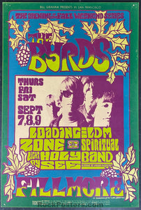 AUCTION - BG-82 - The Byrds - Color Variant - 1967 Poster - Fillmore Auditorium - Excellent