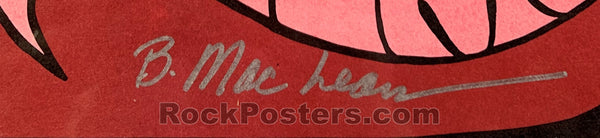 AUCTION - BG-89 - Eric Burdon Animals Poster - Bonnie MacLean Signed - Fillmore Auditorium - CGC Graded 9.4