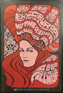 AUCTION - BG-89 - Eric Burdon and the Animals - 1967 Poster - Fillmore Auditorium - Near Mint Minus
