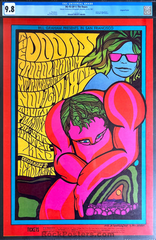 BG-93 - The Doors - Jim Blashfield - 1967 Poster - Fillmore & Winterland - CGC Graded 9.8