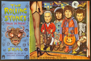 AUCTION - BGP-100 - Rolling Stones - Oakland 1994 - Harry Rossit - Original Poster - Excellent