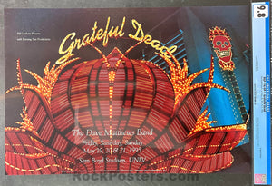 AUCTION - BGP-116 - Grateful Dead Dave Matthews Band - 1995 Poster - Sam Boyd Silver Bowl - CGC Graded 9.8