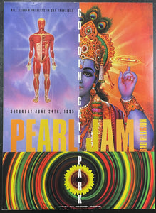 BGP-120 - Pearl Jam - 1995 Poster - Golden Gate Park - Good
