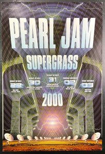 BGP-241 - Pearl Jam - 2000 Poster - MGM Grand Las Vegas - Very Good
