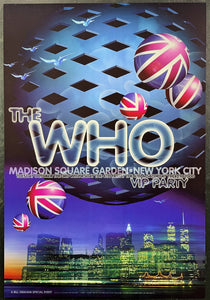 BGSE-26 - The Who - 2000 Poster - Madison Square Garden - Mint