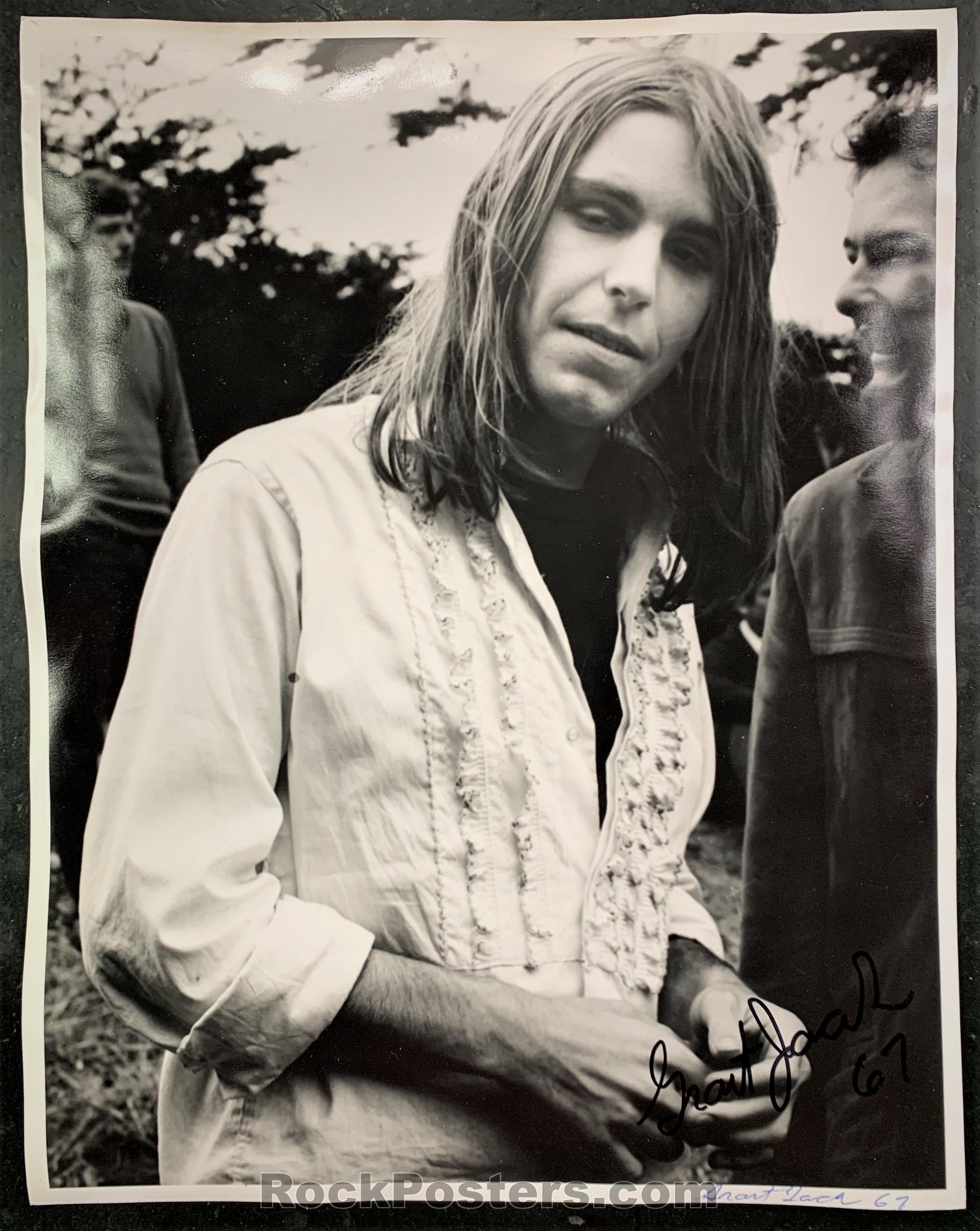 Grateful Dead  - Bob Weir - 1967 Photo - Grant Jacobs Signed - Excellent