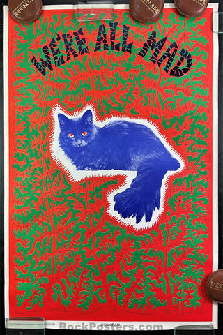 AUCTION - Psychedelic - East Totem West - Cheshire Cat - 1967 Poster - Very Good