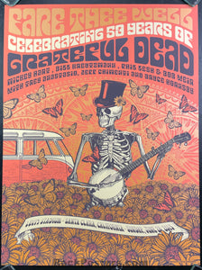 AUCTION - Grateful Dead - Fare Thee Well - 2015 Poster - Status Serigraph - Levis Stadium - Near Mint Minus