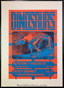 AUCTION - Alton Kelley Collection - Dinosaurs - 1983 Poster - Kelley Signed -  The Keystone - Excellent