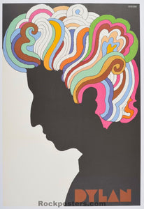 AUCTION - Bob Dylan - Original 1967 Linen Backed Poster - Milton Glaser - Near Mint