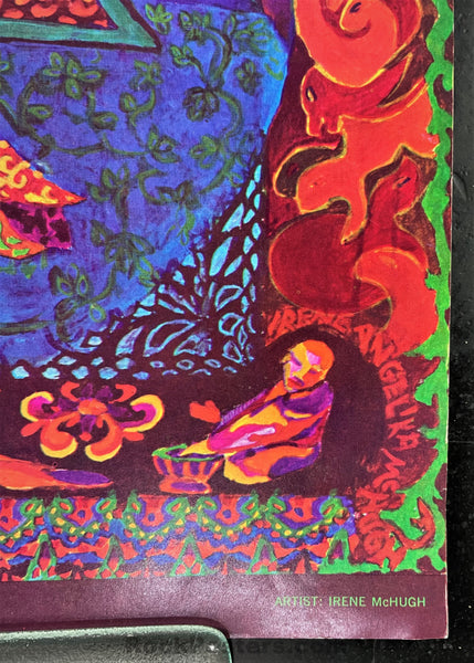 AUCTION - Psychedelic - East Totem West - 1968 Poster - Excellent