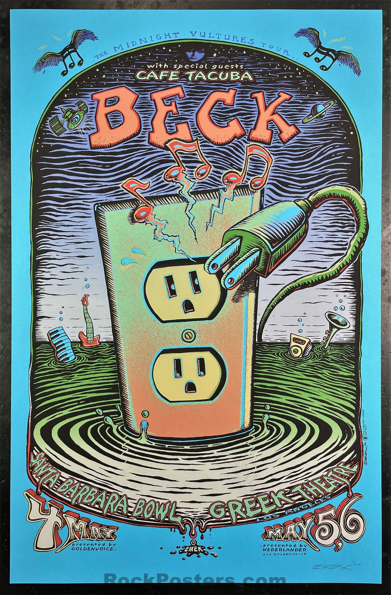 AUCTION - Emek - Beck - California Tour '00 - Blue Variant Edition - Near Mint