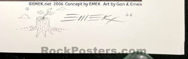 AUCTION - Emek - Ben Harper - Sasquatch '06 - Dusk Variant Silkscreen - Edition of 2 - Near Mint