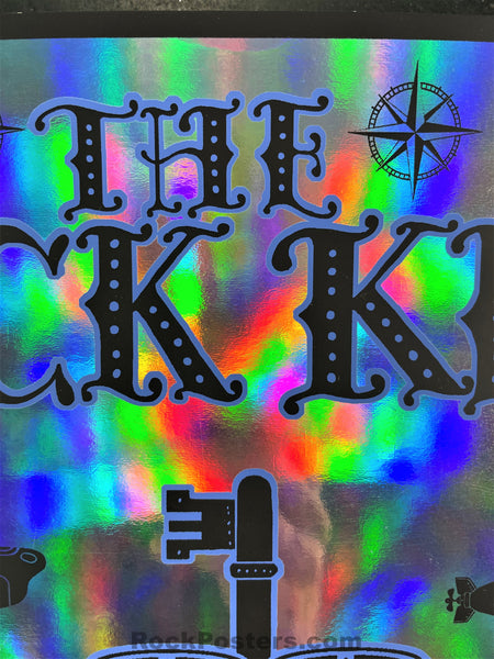 AUCTION - Emek - The Black Keys - Santa Barbara '12 - Foil Variant Edition - Excellent