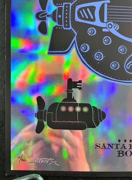 AUCTION - Emek - The Black Keys - Santa Barbara '12 - Foil Variant Edition - Excellent