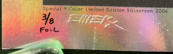 AUCTION - Emek - Coheed & Cambria - American Tour '06 - Foil Silkscreen Variant - Edition of 8 - Excellent