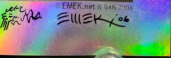AUCTION - Emek - Coheed & Cambria - American Tour '06 - Foil Silkscreen Variant - Edition of 8 - Excellent