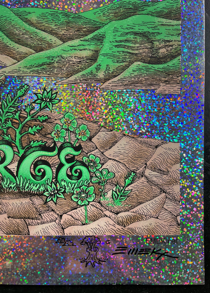 AUCTION - Emek - The Dead Gorge '09 - Glitter Foil Variant - Edition of 5 - Near Mint