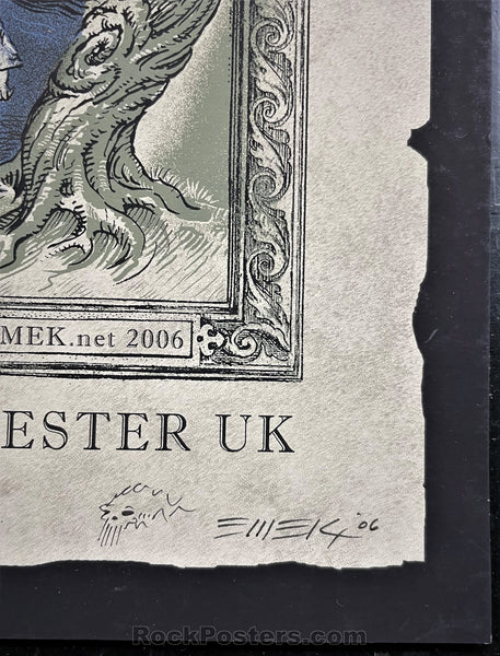 AUCTION - Emek - Nick Cave Manchester '06 - 1st Edition Poster - Near Mint Minus