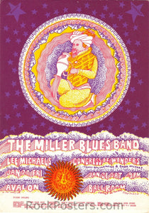 FD44 - Miller Blues Band Postcard - Avalon Ballroom (20-Jan-67) Condition - Excellent