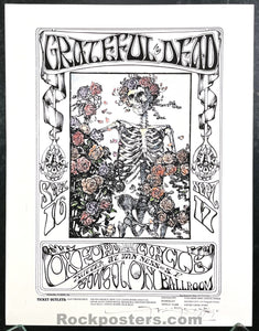 AUCTION - FD-26 - Grateful Dead - Stanley Mouse - Hand Colored Hand Signed Print - Near Mint