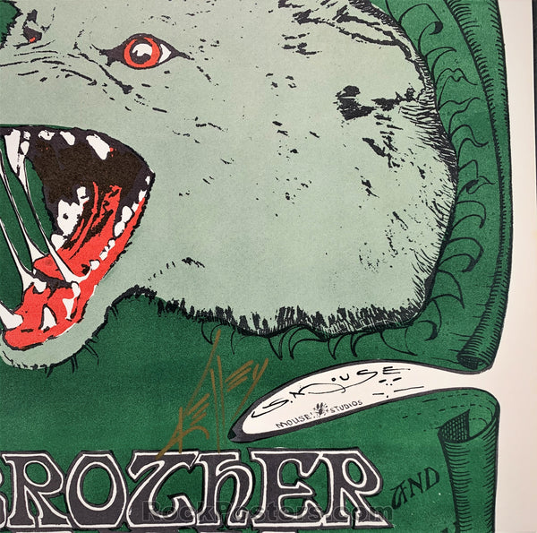 AUCTION - FD 27 - Janis Joplin Big Brother Howlin' Wolf - DUAL SIGNED - 1966 Poster - Avalon Ballroom - Near Mint