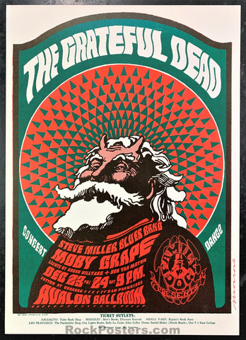 AUCTION - FD-40 - Grateful Dead - 1966 Poster - Avalon Ballroom - Near Mint