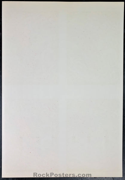 AUCTION - FD-42 - Rare Uncut Sheet Of 4 Handbills - 1967 - Avalon Ballroom - Near Mint