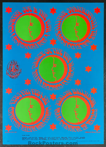 AUCTION - FD-46 - Country Joe - Moscoso - 1967 Glossy Poster - Avalon Ballroom - Near Mint Minus