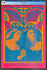 AUCTION - FD-59 - Chambers Brothers - Moscoso Signed - 1967 Poster - Avalon Ballroom - CGC Graded 9.4
