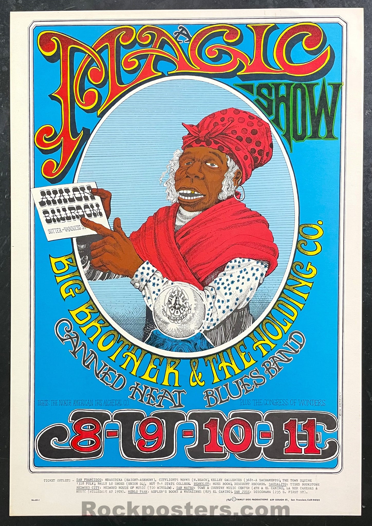 vintage magic show poster