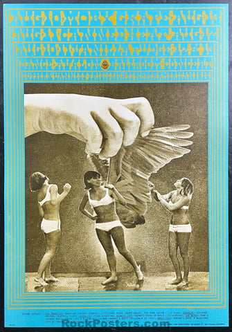 AUCTION - FD-75 - Moby Grape Canned Heat - 1967 Poster - Avalon Ballroom - Near Mint Minus