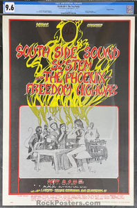 FD-80 - South Side Sound System Freedom Highway - 1967 Poster - Avalon Ballroom - CGC Graded 9.6