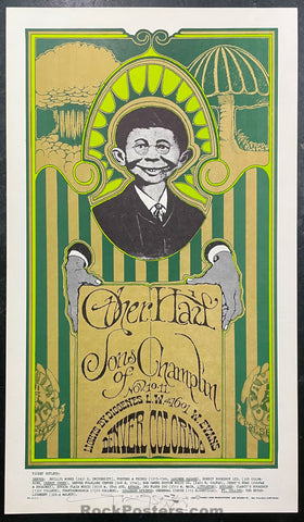 AUCTION - FDD-11 - Sons Of Champlin - 1967 Poster - Mouse Signed - Family Dog Denver - Near Mint Minus