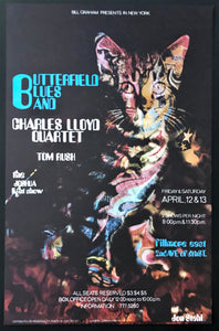 Auction - FE-6 - Butterfield Blues Band - 1968 Poster - Fillmore East - Mint
