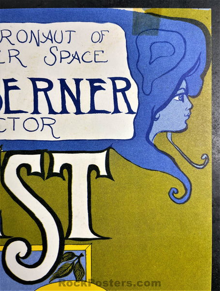 AUCTION - Fluxfest - Mime Troupe Quicksilver- 1967 Poster - Longshoremen's Hall - Excellent