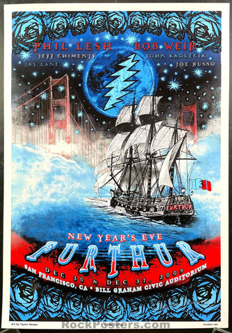 AUCTION - Furthur Bob Weir Phil Lesh  - Taylor Swope - New Years Eve 2009 - Bill Graham Civic - Excellent