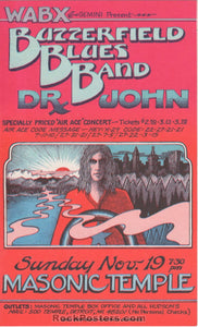 AUCTION - Detroit - Butterfield Dr. John Gary Grimshaw 1972 Handbill - Near Mint