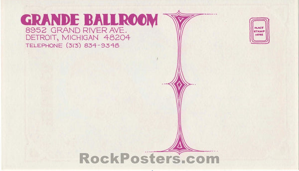 AUCTION - AOR-3.136 - Grateful Dead 1968 Handbill - Detroit State Fair - Mint
