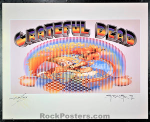 AUCTION - Alton Kelley Collection - Grateful Dead - Europe '72 - Mouse & Kelley Double Signed Poster - Near Mint