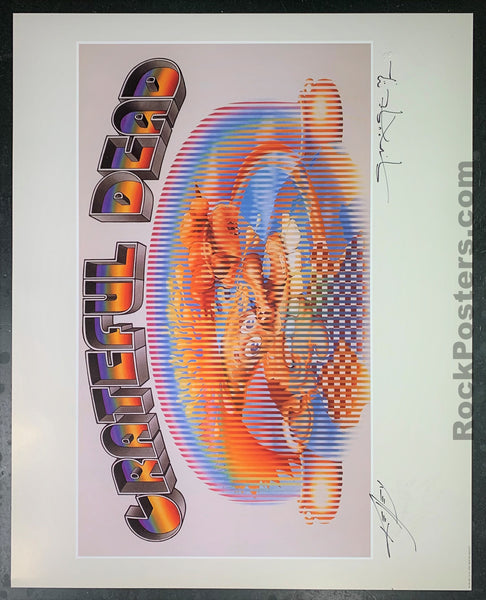 AUCTION - Grateful Dead - Mouse & Kelley Signed - Europe '72  Poster - Near Mint Minus