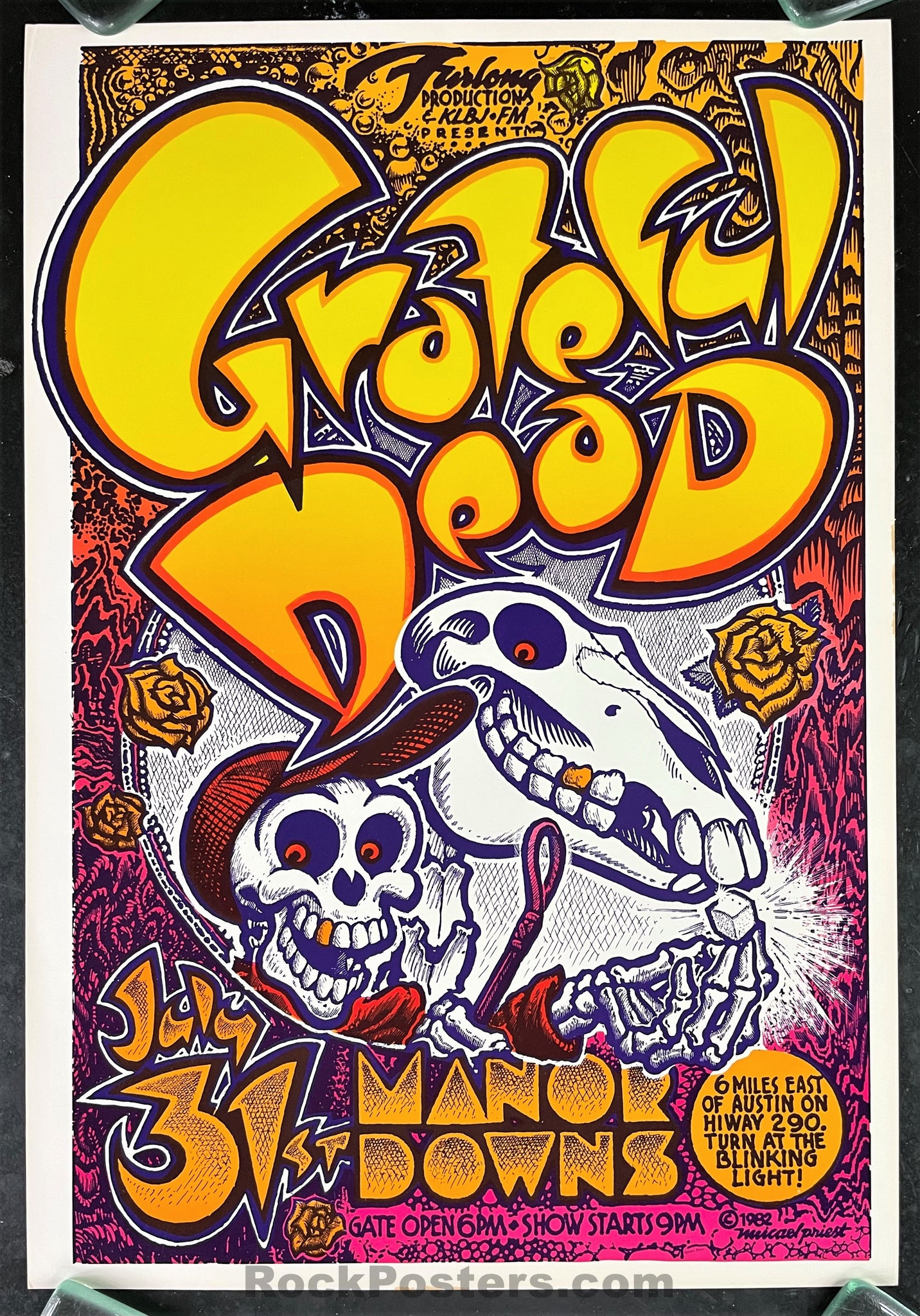  The Grateful Dead Poster Book 1988 - 20 Posters –