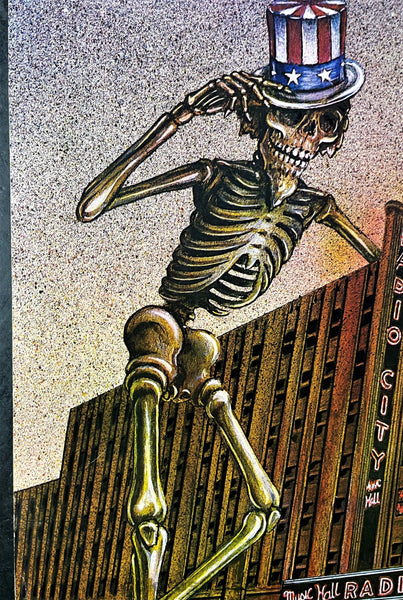 AUCTION -  AOR-4.45 Alt. - The Grateful Dead - 1980 Poster - Radio City - Very Good