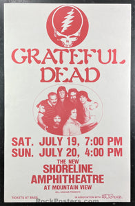GD Misc. - Grateful Dead - 1986 Poster - Shoreline Amphitheater - Excellent