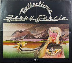 AUCTION - Jerry Garcia -  Reflections - 1976 Album Promo Poster - Excellent